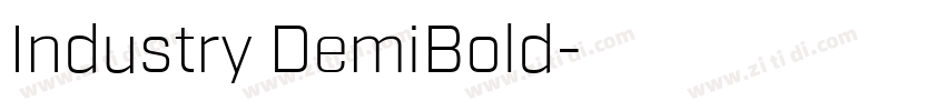 Industry DemiBold字体转换